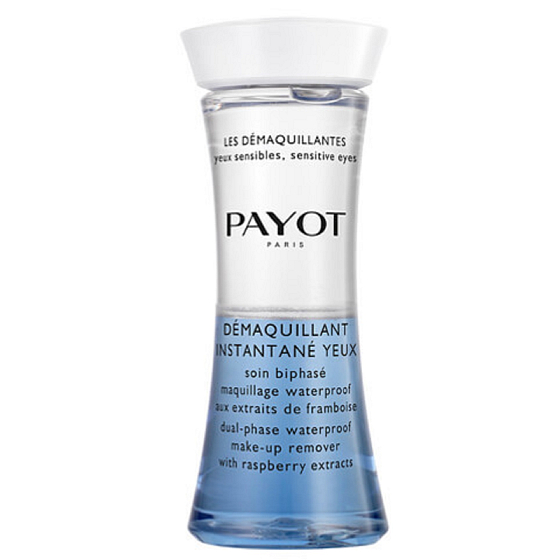 Payot Les Démaquillantes Instantané Yeux dvoufázová péče na odstranění voděodolného nalíčení s výtažky z malin 125 ml