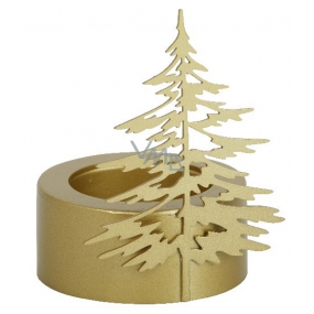 Yankee Candle Winter Trees - Zimní stromy svícen stromek malý na čajovou svíčku 79 x 57 x 57 mm
