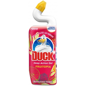 Duck Deep Action Gel Fruitopia Wc tekutý čisticí a dezinfekční přípravek 750 ml