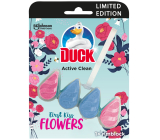 Duck Active Clean First Kiss Flowers WC závěsný čistič s vůní 38,6 g