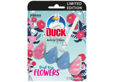 Duck Active Clean First Kiss Flowers WC závěsný čistič s vůní 38,6 g