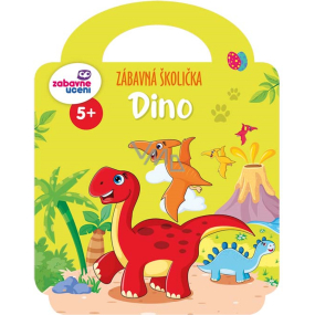 Ditipo Zábavná školička Dino barevný sešit s aktivitami 32 stran 27,5 x 21,5 cm věk 5+