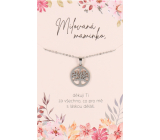 Albi Dárkový šperk řetízek Maminka, Strom života symbol vzájemné propojenosti všeho s vesmírem 1 kus