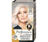 Loreal Paris Préférence Le Blonding permanentní barva na vlasy 11.21 Ultra světlá studená perleťová blond