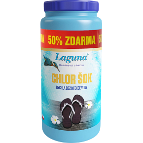 Laguna Chlor Šok dezinfekze do bazénu, 1 + 0,5 kg Laguna Chlor Šok dezinfekze do bazénu, 1 + 0,5 kg
