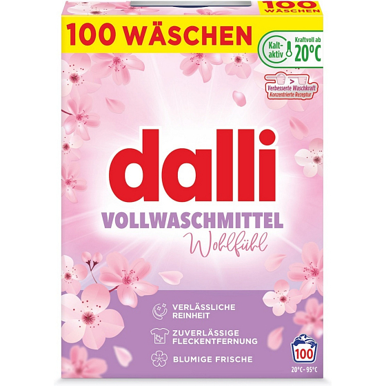 Dalli Wohlfühl prací prášek na vlnu, 100 praní, 5 kg