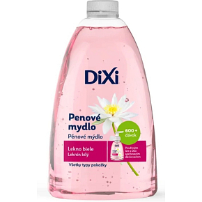 Dixi pěnové mýdlo na ruce s bílým leknínem náhradní náplň 500 ml Dixi pěnové mýdlo na ruce s bílým leknínem náhradní náplň 500 ml