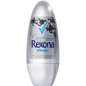 Rexona Crystal Clear Aqua kuličkový antiperspirant deodorant roll-on pro ženy 50 ml