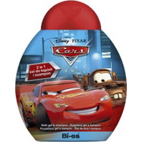 Disney Cars McQueen 2v1 sprchový gel do koupele a šampón 250 ml