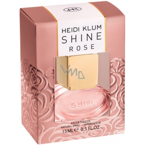Heidi Klum Shine Rose toaletní voda pro ženy 15 ml