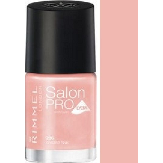 Rimmel London Salon Pro Lycra lak na nehty 286 Oyster Pink 12 ml