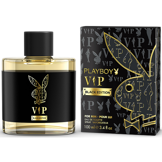 Playboy Vip Black Edition for Him toaletní voda 100 ml
