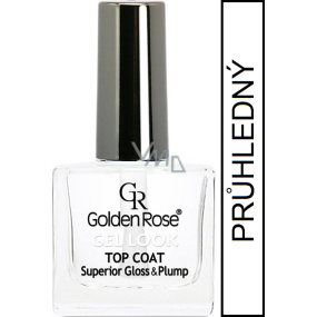 Golden Rose Gel Look Top Coat krycí lak na nehty 10,5 ml