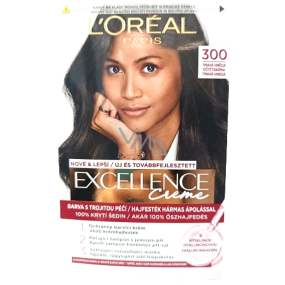 Loreal Paris Excellence Creme barva na vlasy 300 Tmavě hnědá