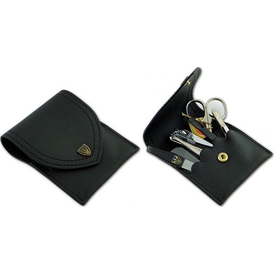 Kellermann 3 Swords Luxusní manikúra 6 dílná Genuine Leather z pravé kůže L58831PN