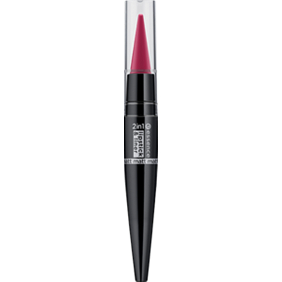 Essence Matt Lipstick & Liner 2v1 rtěnka & tužka na rty 02 Vintage Rose 1,5 g