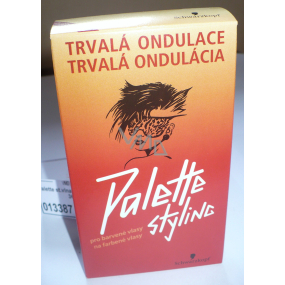 Schwarzkopf Palette Styling trvalá ondulace pro barvené vlasy ( červená ) 2 x 80 ml