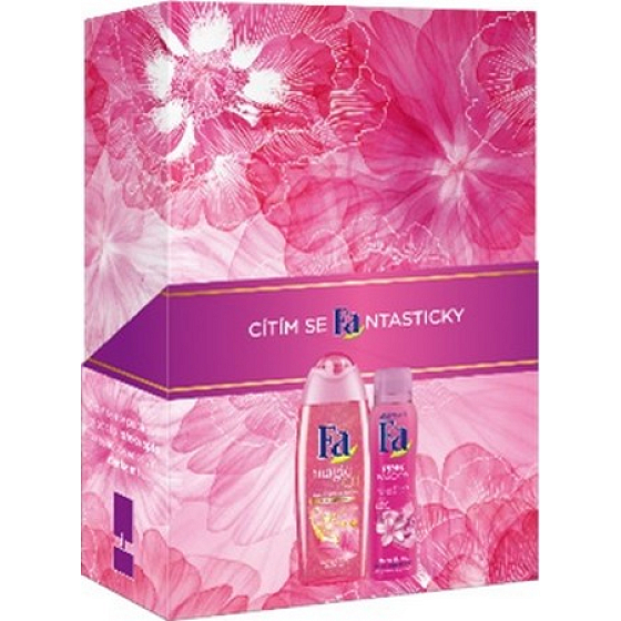 Fa Magic Oil sprchový gel 250 ml + Pink Passion deodorant sprej 150 ml, kosmetická sada