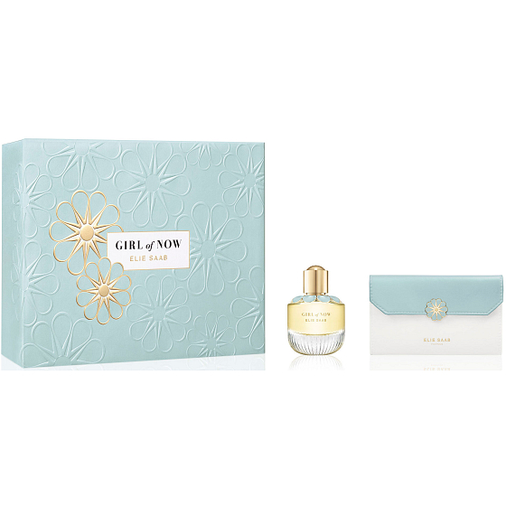 Elie Saab Girl of Now parfémovaná voda pro ženy 50 ml + etue, dárková sada