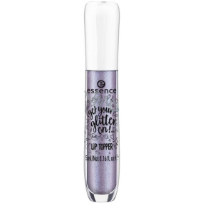 Essence Get Your Glitter On! lesk na rty 03 Violet Passion 5 ml