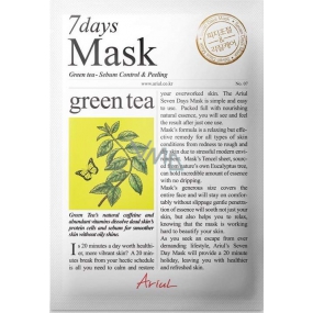 Ariul Zelený čaj antioxidační textilní maska na obličej 20 g