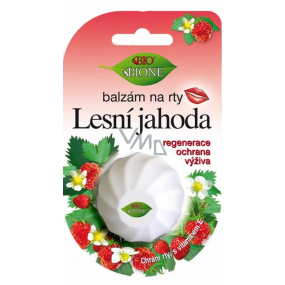 Bione Cosmetics Lesní jahoda balzám na rty vajíčko 6 ml