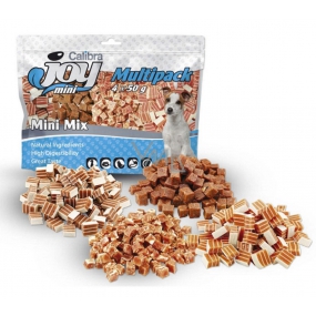 Calibra Joy Mix pamlsků doplňkové krmivo pro psy Multipack 4 x 50 g Mini mix