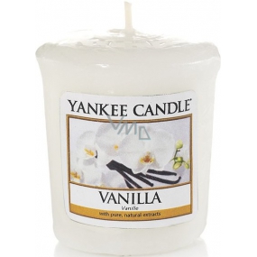 Yankee Candle Vanilla - Vanilka vonná svíčka votivní 49 g