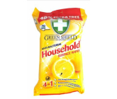Green Shield 4v1 Úklidové antibakteriální vlhčené čistící ubrousky 70 kusů