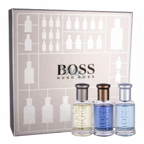 Hugo Boss No.6 Bottled toaletní voda pro muže 30 ml + Boss Bottled Infinite parfémovaná voda 30 ml + Boss Bottled Tonic toaletní voda 30 ml, dárková sada