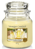 Yankee Candle Homemade Herb Lemonade - Domácí bylinková limonáda vonná svíčka Classic střední sklo 411 g