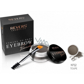 Revers Eye Brow Pomade pomáda na obočí s arganovým olejem 02 Taupe 3 g
