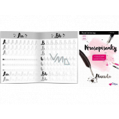 Ditipo Krasopísanky 2 Moderní krasopis Hand lettering abeceda k procvičování 32 stran 7233001