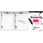Ditipo Krasopísanky 2 Moderní krasopis Hand lettering abeceda k procvičování 32 stran 7233001