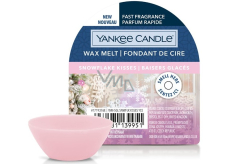 Yankee Candle Snowflake Kisses - Polibky sněhové vločky vonný vosk do aromalampy 22 g