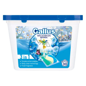 Gallus tablety na praní Universal, 30 dávek