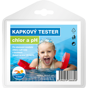 Probazen kapkový tester Cl a pH