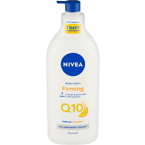 Nivea Q10 zpěvňující tělové mléko s pumpičkou 625 ml