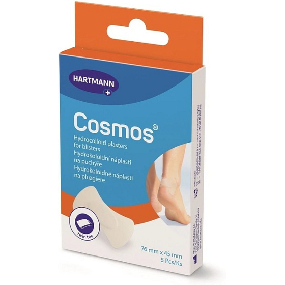 Cosmos Náplast Nna puchýře na patě 76 x 45 mm 5 ks