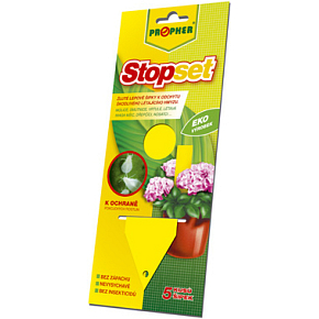 Propher Stopset žluté šipky 14 × 5 cm k odchytu létajícího hmyzu, 5 ks