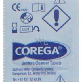 Corega Tabs Bio na zubní protézy 1 tableta