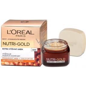 Loreal Paris Nutri-Gold Extra výživný denní krém pro suchou pleť 50 ml