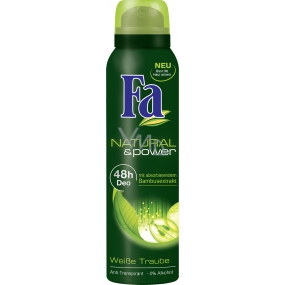 Fa Natural & Care Bílý hrozen antiperspitant deodorant sprej pro ženy 150 ml