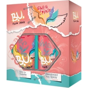 B.U. Free Spirit toaletní voda 50 ml + deodorant sprej 150 ml, pro ženy dárková sada