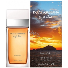 Dolce & Gabbana Light Blue Sunset in Salina toaletní voda pro ženy 50 ml