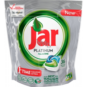 Jar Platinum All in One Green Kapsle do myčky nádobí 36 kusů